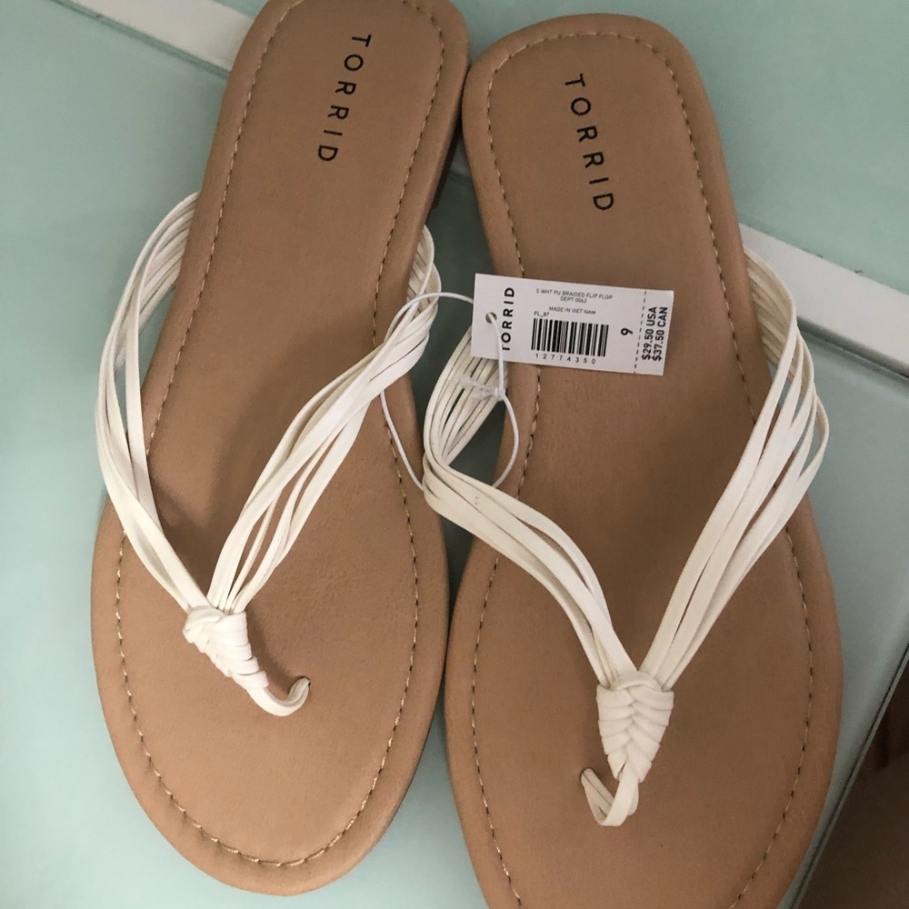 Torrid white sandals
